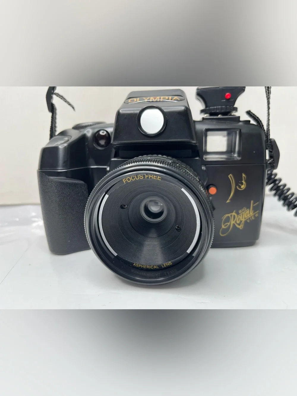 Vintage  OLYMPIA  View 35mm Camera & Flash NOT WORKING Collector’s Parts Only